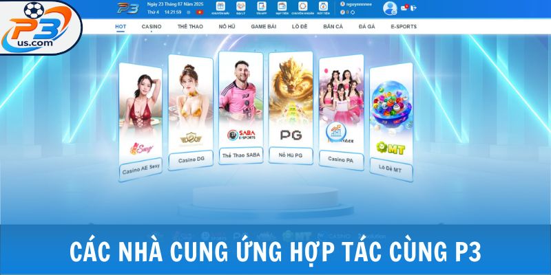 P3 24 Các nhà cung ứng hợp tác cùng P3